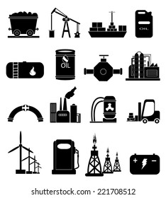 industry icons set