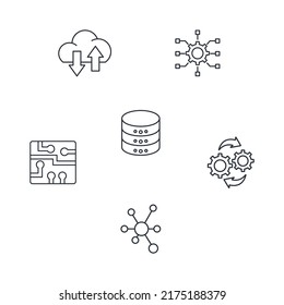 Industry icons set . Industry pack symbol vector elements for infographic web