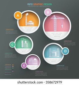 
Industry info graphic design.clean vector