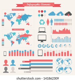 IT Industry Infographic Elements
