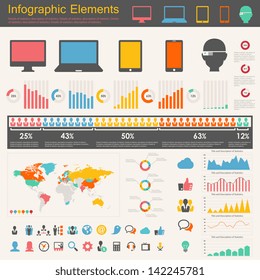 IT Industry Infographic Elements