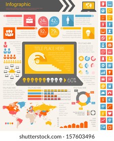 IT Industry Infographic Elements