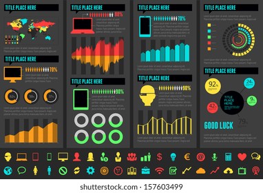 IT Industry Infographic Elements