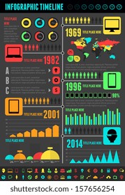 IT Industry Infographic Elements