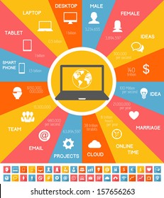 IT Industry Infographic Elements