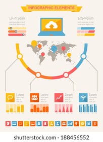 IT Industry Infographic Elements