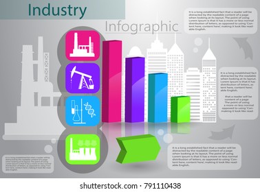 industry infographics production process