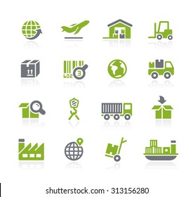 Industry and Logistics Icons // Natura Series