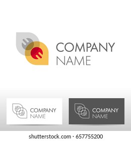 Industry logo design. Vector illustration