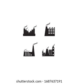 Ilustración de icono vectorial de la plantilla de logotipo de la industria