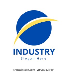 Design de vetor de logotipo da indústria com arquivo de formato eps.