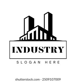 INDUSTRY logo vector design with eps format file.