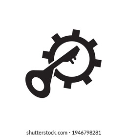 Ilustración de la plantilla de vector del logotipo de la industria