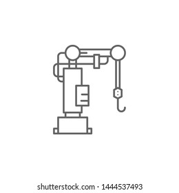 Industry machine industrial automation robot technology crane icon