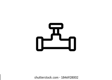 Industry Outline Icon - Pipe