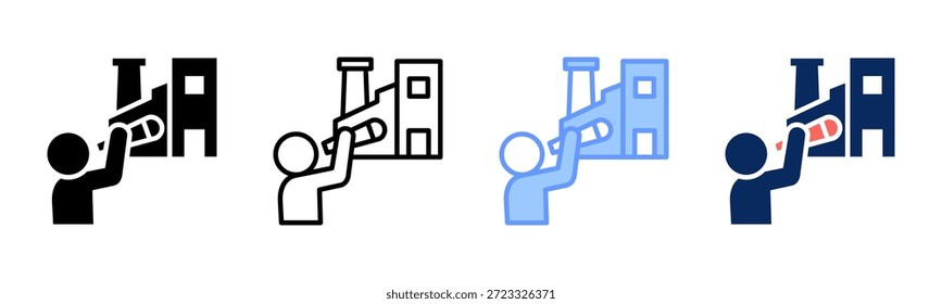 Branche Outlook Symbol Set mehrere Stilkollektion