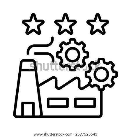 Industry Reputation Icon Element For Design