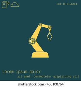 industry robot icon