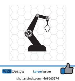 industry robot icon