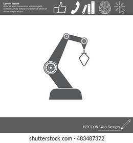 industry robot icon