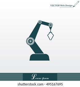 industry robot icon