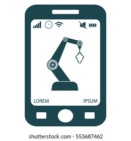 industry robot icon