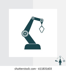 industry robot icon. vector illustration