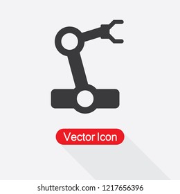 Industry Robot Icon Vector Ilustration Eps10