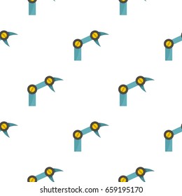 Industry robot l pattern seamless for any design vector illustration