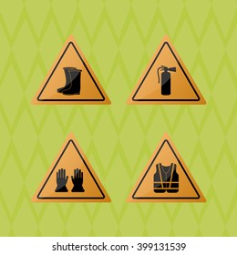 Industry security supplies  design, vector illustration