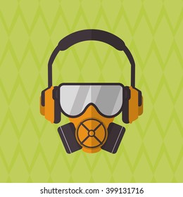 Industry security supplies  design, vector illustration