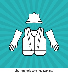 Industry security supplies  design, vector illustration