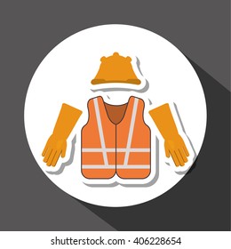 Industry security supplies  design, vector illustration