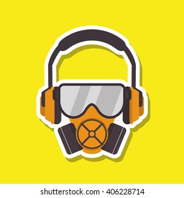 Industry security supplies  design, vector illustration