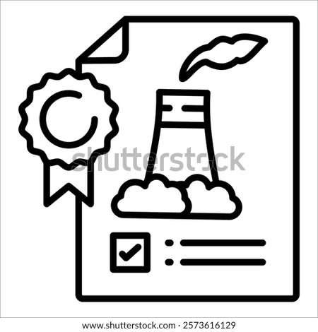 Industry Standards Icon Element For Design