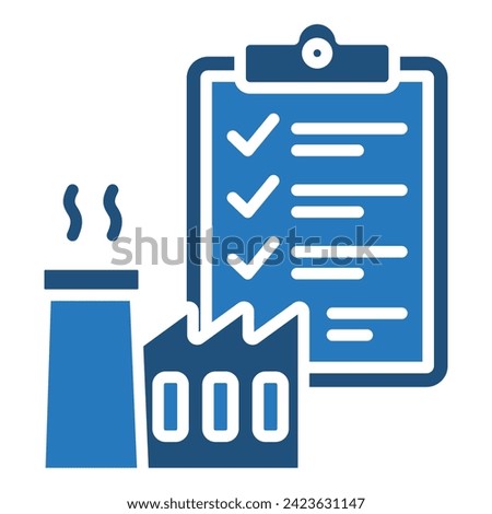 Industry Standards icon line vector illustration