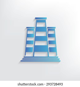 Industry symbol design,clean vector