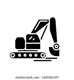 Industry Technic Black Icon Concept Illustration Stock Vector (Royalty ...