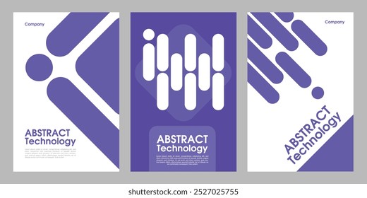 Industry technology modern template. Poster for Advertising, recuitment, social media posts. Website banner set. Layout typography, simple and futuristic for business ad and more
