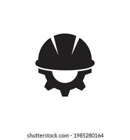 industry and tools icon vector,hard hats icon