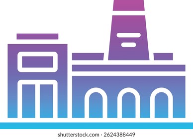 Icono de Vector de la industria. Se puede utilizar para aplicaciones de impresión, móviles y de Web.