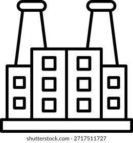 Icono de Vector de la industria. Se puede utilizar para aplicaciones de impresión, móviles y de Web.