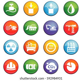 industry vector icons for user interface design