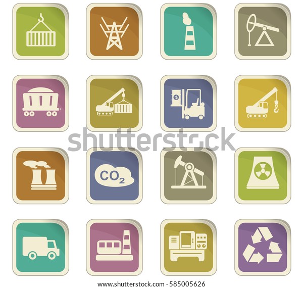 industry vector\
icons for user interface\
design