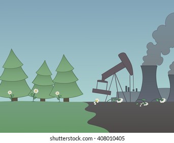 Industry versus nature