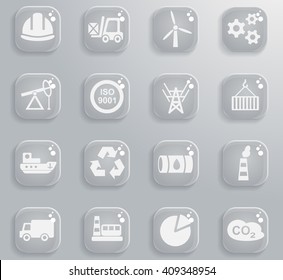 industry web icons for user interface design
