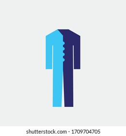 industry work suit vector icon safety