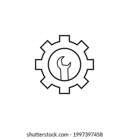 industry and workshop symbol icon vector