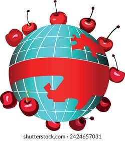 industry,food,earth, logo, copmany who deliver cherry berryes most interesting projekt
