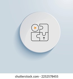 diseño vectorial de iconos de soluciones específicas de la industria